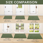 hicorfe Front Door Mat Outside Entrance, Stain and Fade Resistant, Non Slip - Image 5