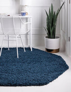 Unique Loom Solid Shag Collection Area Rug - Image 4