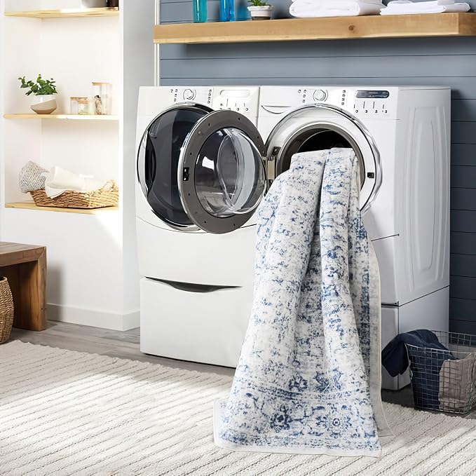 4x6 Rug, Small Area Rug for Living Room, Machine Washable Non-Slip Throw Rug - Image 4