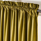 Lazzzy Velvet Blackout Curtains Thermal Insulated Room Window Drapes Super Soft - Image 2