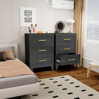 Metal Small Dresser for Bedroom, 3 Drawer Dresser - Image 8