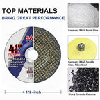 SALI 10 Pack 4-1/2 Inch Grinding Wheels - Image 6