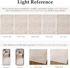 Pink Area Rug 5x8 Machine Washable Vintage Living Room Distressed Non Slip - Image 2