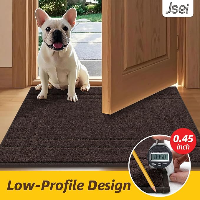 JSEI Entryway Rugs Doormat 24"x36", Non-Slip Dirt Trapper Door Mats Indoor - Image 7