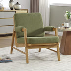 HEAH-YO Modern Accent Chair, Upholstered Boucle Fabric Living Room Chair by HEAH-YO