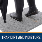 OLANLY Dog Door Mat for Muddy Paws 70x24, Absorbs Moisture and Dirt, Absorbent - Image 2