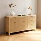 ZXSHD 9 Drawers, Modern Large Chest Mid Century Modern Dresser TV Stand - Image 8