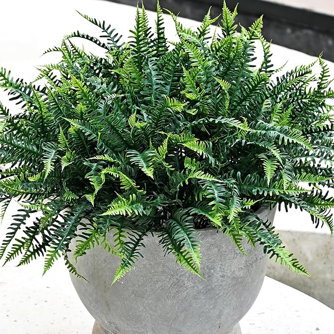 UV-Resistant Artificial Plants Faux Ferns – Certified Fade-Proof Outdoor Decor - Image 4