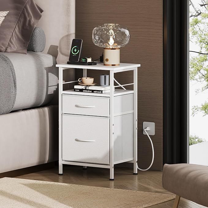 WLIVE Night Stand Set 2, Nightstands - Image 2