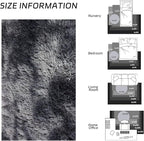 duduta Grey Plush Area Rugs for Bedroom 5x8 ft, Fluffy Carpet for Living Room - Image 2