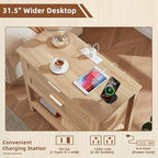 LEYAOYAO 31.5" Wide Rattan Night Stand Set 2 - Image 5