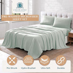 Casa Platino Twin Size Sheets Set – Pre-Washed Bedding, Ultra Soft & Cozy - Image 2