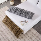 20x54 Fluffy Leopard Print Full Body Pillow, Cheetah Print Plush Fuzzy Faux Fur - Image 9