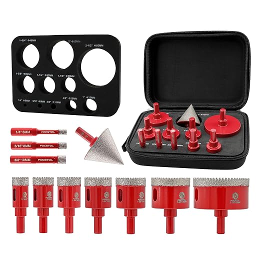 Diamond Core Drill Bit Set by FOCSTOL