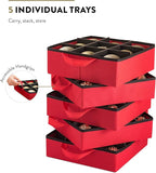 ZOBER All in One Christmas Ornament Storage Box & Decoration Container - Image 4