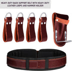 FUERI Tool Belt With Suspender Men Carpenter Pouches Construction Bags - Image 4