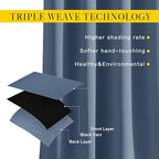NICETOWN Bedroom Room Darkening Curtains - Image 4