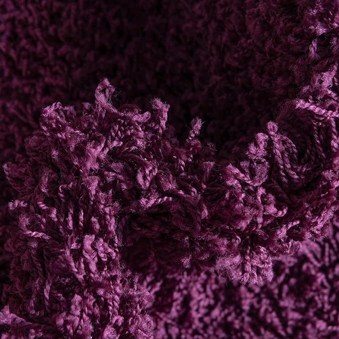 Unique Loom Solid Shag Collection Area Rug - Image 9
