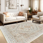 zesthome 8x10 Area Rugs for Living Room, Non-Slip Backing Washable Rugs - Image 3