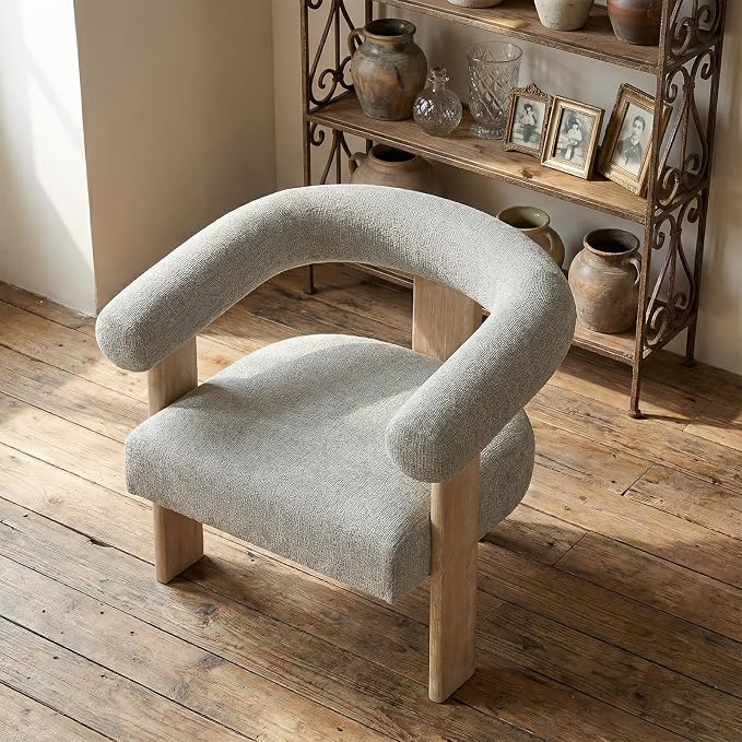 VKNOW Accent Chair Living Room Chair, Modern Upholstered Arm Chair - Image 6
