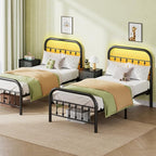 WLIVE Metal Platform Bed Frame, Twin Bed Frames - Image 2