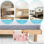 Loghot Bedside Caddy/Bedside Storage Bag Hanging Organizer - Image 5