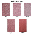 1/2 x 18 Inch Aluminum Oxide Sanding Belt, 6 of Each 80/120/150/240/400 - Image 5