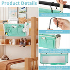 Loghot Bedside Caddy/Bedside Storage Bag Hanging Organizer - Image 4