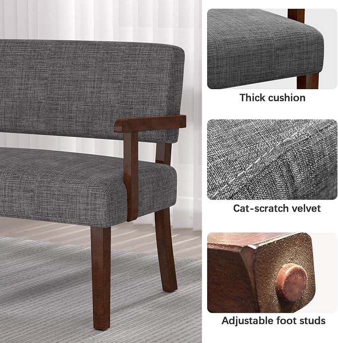 Accent Chair 2 Seat, Arm Chairs - Image 5