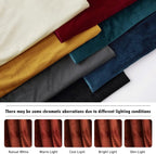 RYB Home Rust Red Velvet Curtains 90 inches Long, Thermal Insulated Panel - Image 6