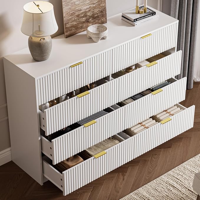 3-Piece Dresser Bedroom Set, 8 Drawer Dresser & 2 Drawer Nightstands - Image 5