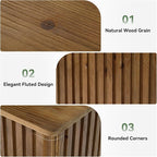 Solid Wood Square End Table - Image 8