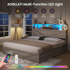 AOGLLATI Farmhouse Queen Bed Frame - Image 3