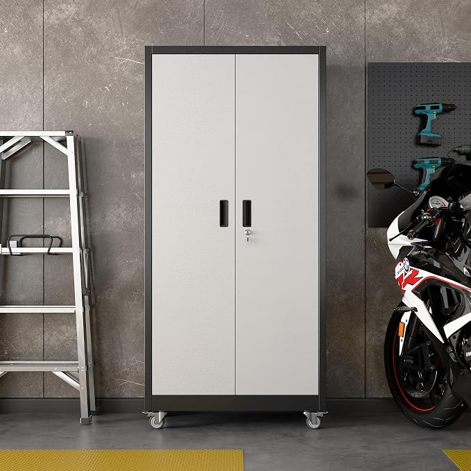 Aobabo 71" H×32" W×16" D Metal Storage Cabinet - Image 8