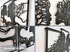 VAILLA Tree of Life Wall Wooden Art Abstract Tree Man Woman Face Large 3D - Image 5