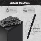 ALOANES Magnetic Socket Organizer Set, 3-Piece Heavy Duty Aluminum Socket - Image 3
