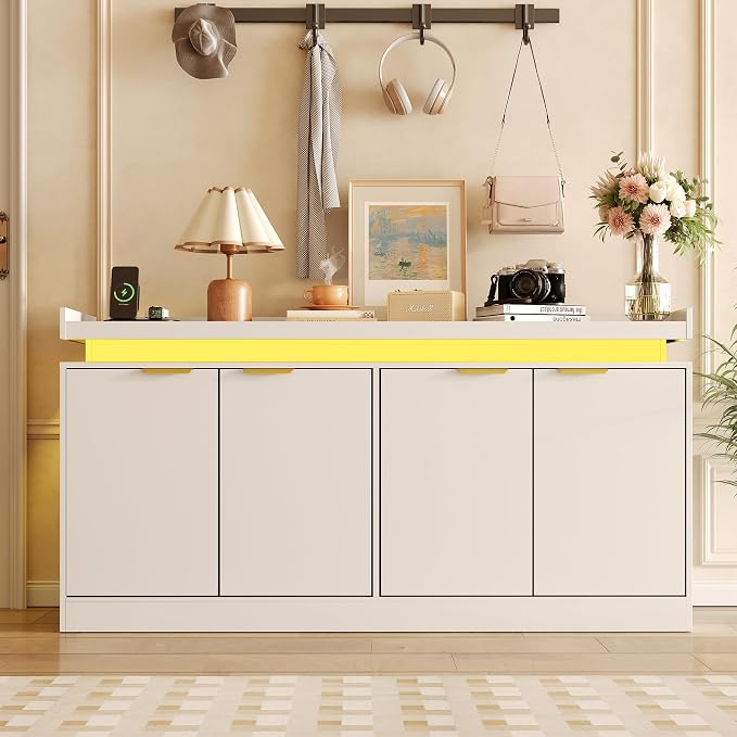 LED Sideboard Buffet Cabinet - Image 3