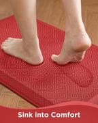 Ophanie Kitchen mats for Floor, 3/4 inch Thick, Kitchen Rugs, Waterproof - Image 2