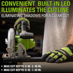 Greenworks 24V Brushless 7-1/4-inch Circular Saw, Battery and Charger Sold - Image 8