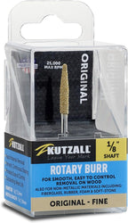 Kutzall Original Taper Rotary Burr, 1⁄8" Shaft, Fine -Wood Carving Bit by Kutzall