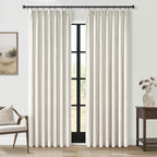 Topfinel Pinch Pleated Curtains 96 Inch Long, 100% Blackout Thermal Insulated by Topfinel