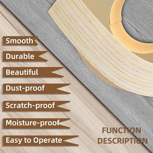 GSCIT Club Oak Edge Banding, 3/4 inch x 10ft roll of Veneer Edge Banding - Image 6