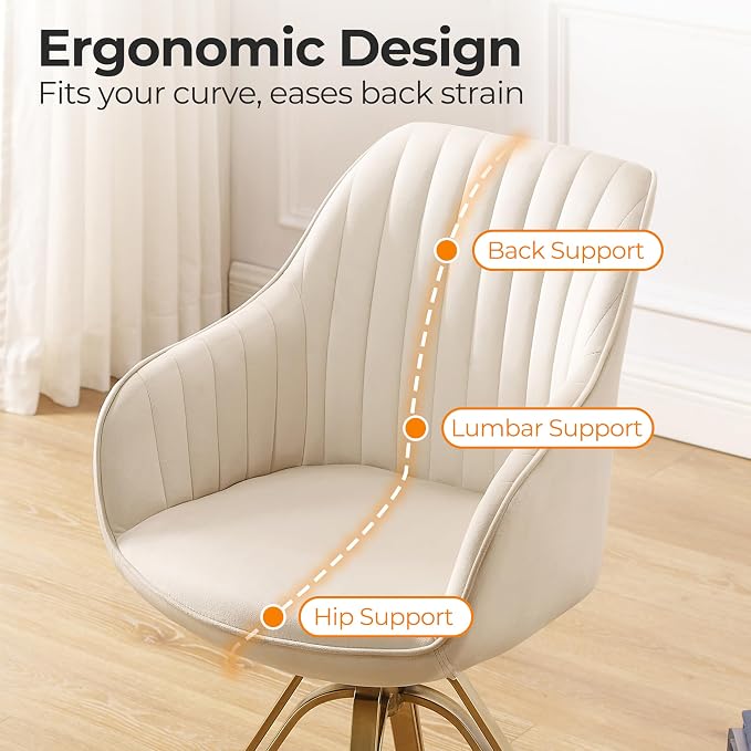 Zouron Mid Century Modern Swivel Accent Chair - Image 4