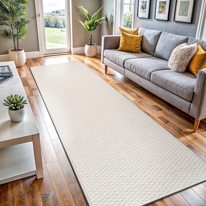 Easy Jute Runner Rug 2x7 Indoor Outdoor Natural Rugs Solid Fiber Rug Woven Area - Image 6