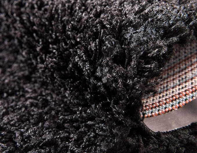 Unique Loom Solid Shag Collection Area Rug - Image 6