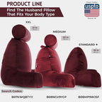 Husband Pillow XXL Aspen Edition, Adult Reading Sit Up Bed Rest Pillow - Image 3