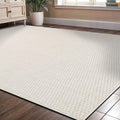 Easy Jute Rug 6x9 Indoor Outdoor Natural Rugs Solid Fiber Rug Woven Area Rug by LenaRug