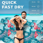 2 Pack Lightweight Thin Beach Towel Oversized 71"x32" Big Extra Large - Image 4