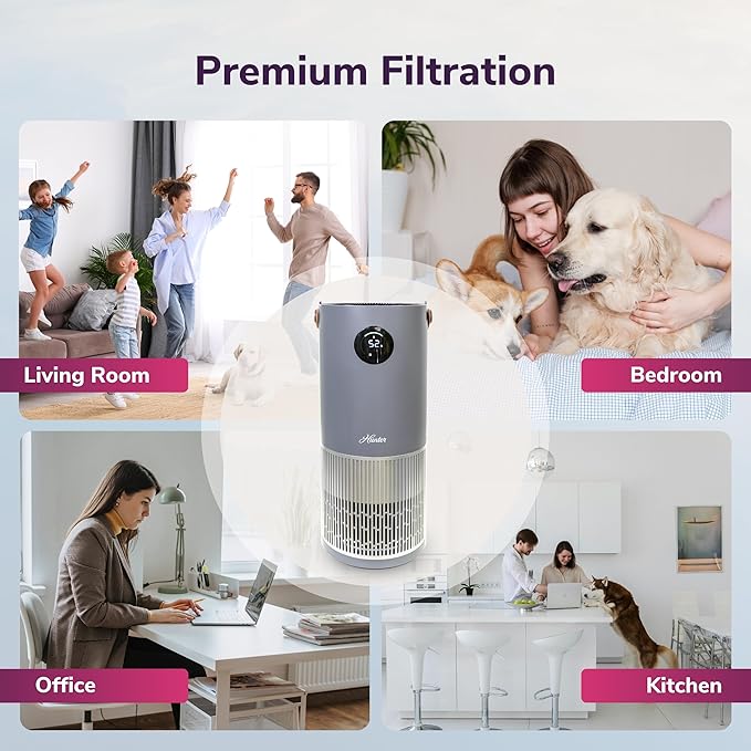 Hunter Fan Company Humidifier and Air Purifier In One, Advanced Filtration Air - Image 3