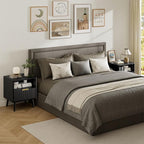 LYNSOM Fluted Dresser and Nightstand Sets 3 Piece, 5-Drawers Dresser and - Image 9